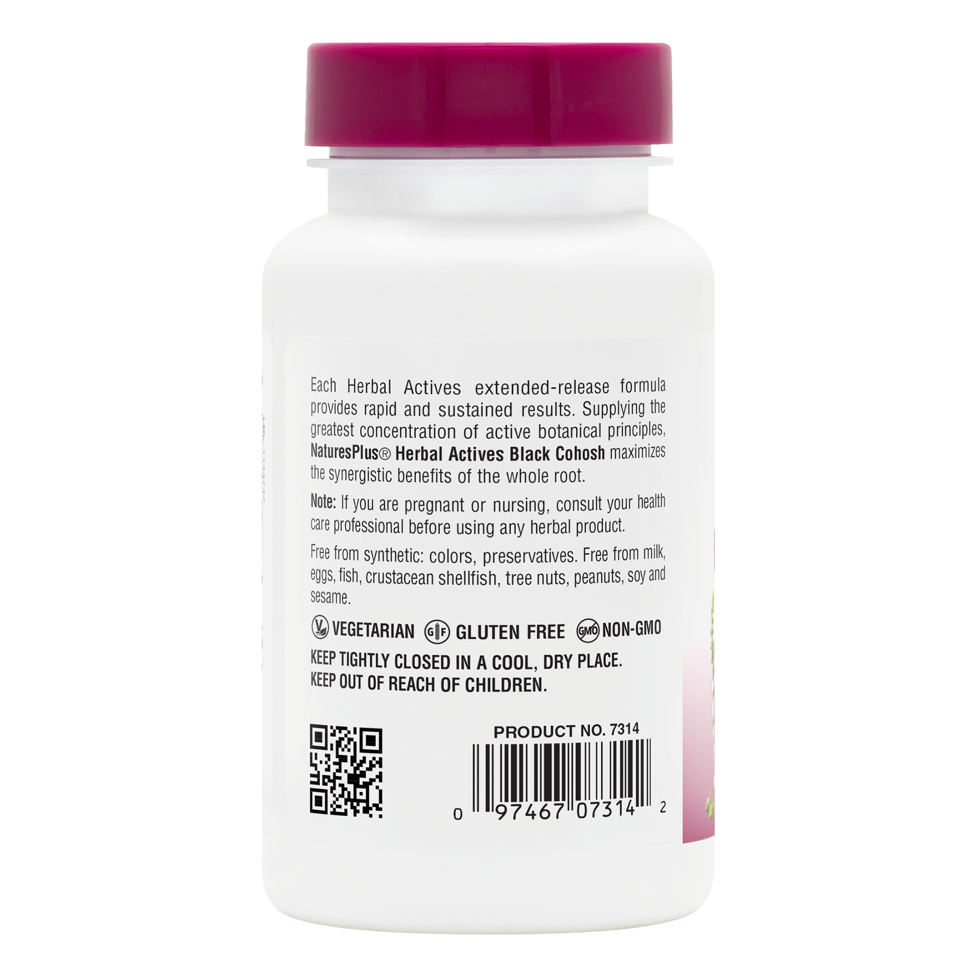 Herbal Actives Black Cohosh Extended Release Tablets - 30 Count