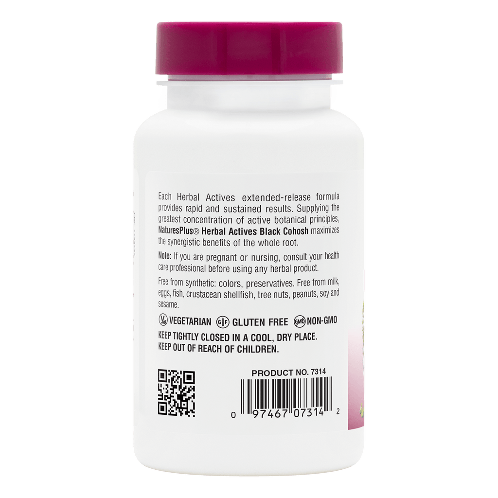 Herbal Actives Black Cohosh Extended Release Tablets