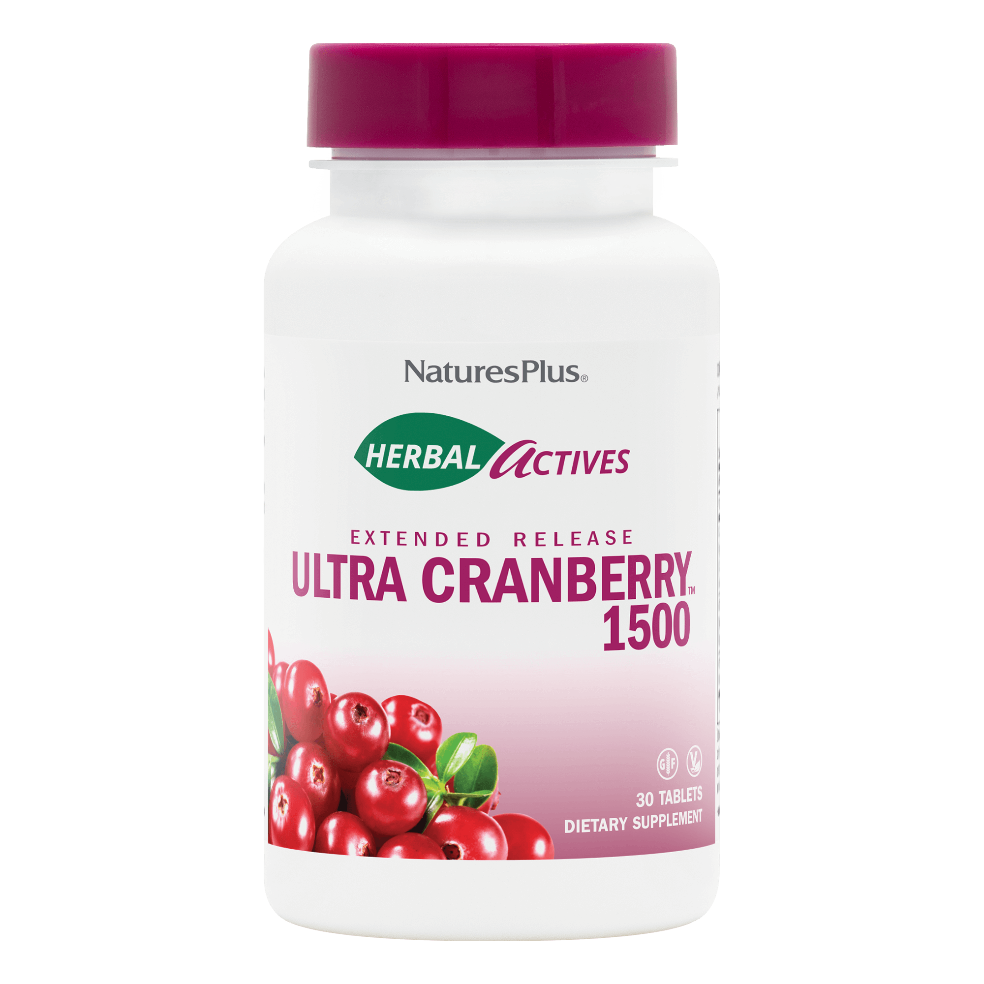 Herbal Actives® Ultra Cranberry 1500® Extended Release Tablets - 30 Count