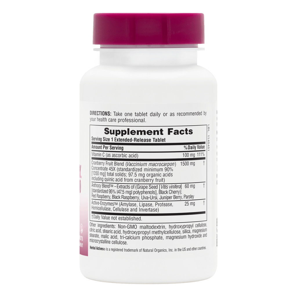 Herbal Actives Ultra Cranberry 1500® Extended Release Tablets