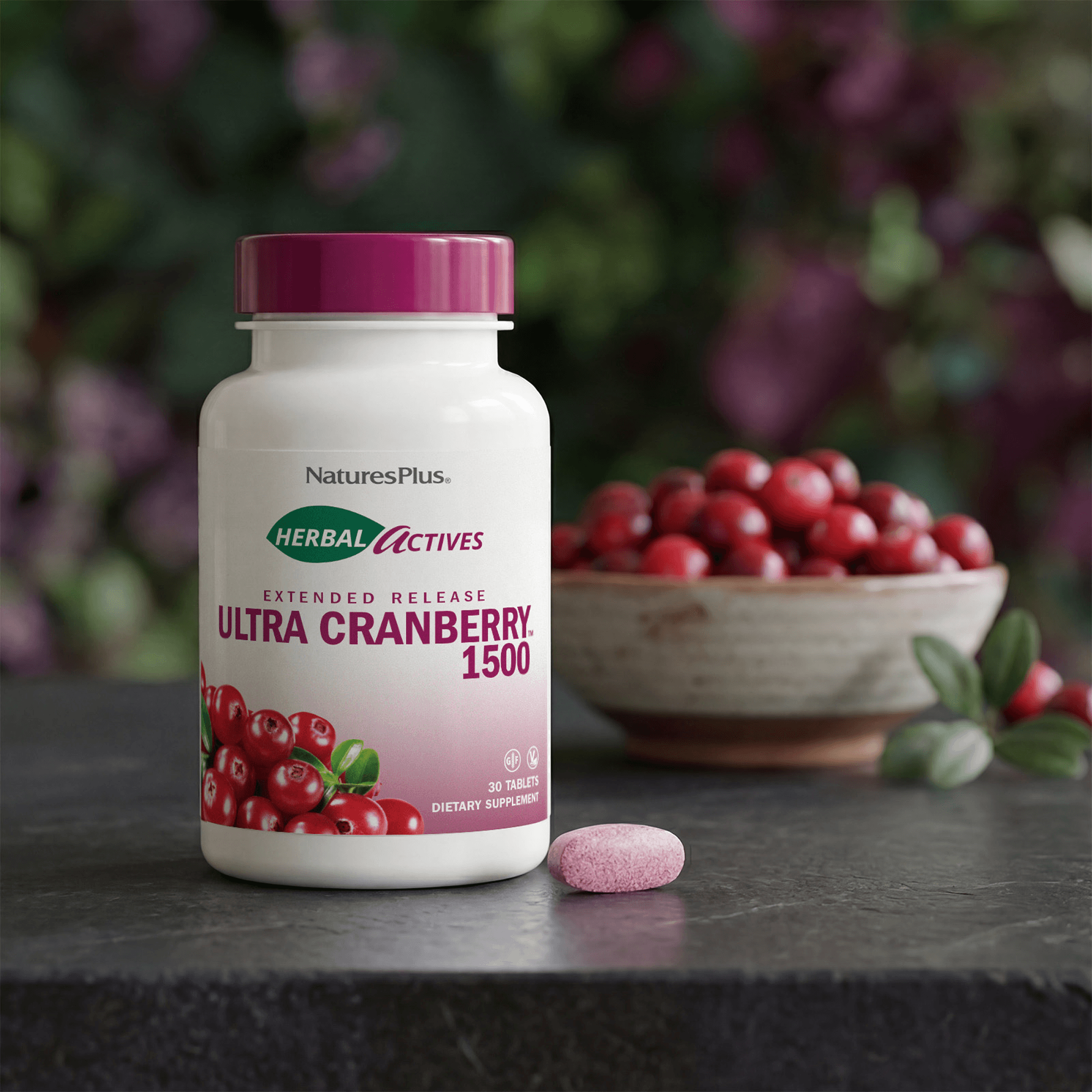 Herbal Actives® Ultra Cranberry 1500® Extended Release Tablets - 30 Count