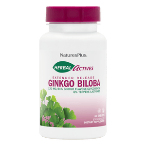 Herbal Actives® Ginkgo Biloba Extended Release Tablets - 60 Count