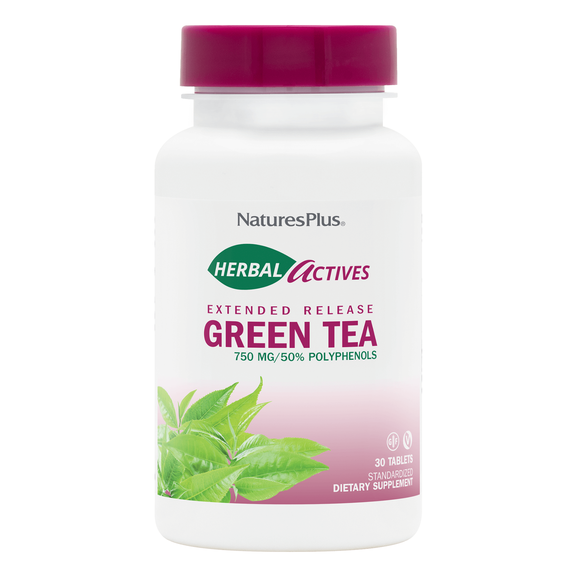 Herbal Actives Green Tea Extended Release Tablets - 30 Count