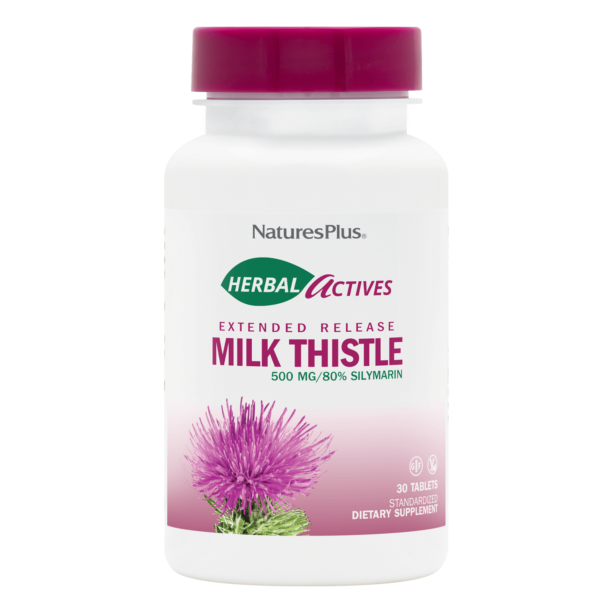 Herbal Actives Milk Thistle Extended Release Tablets - 30 Count