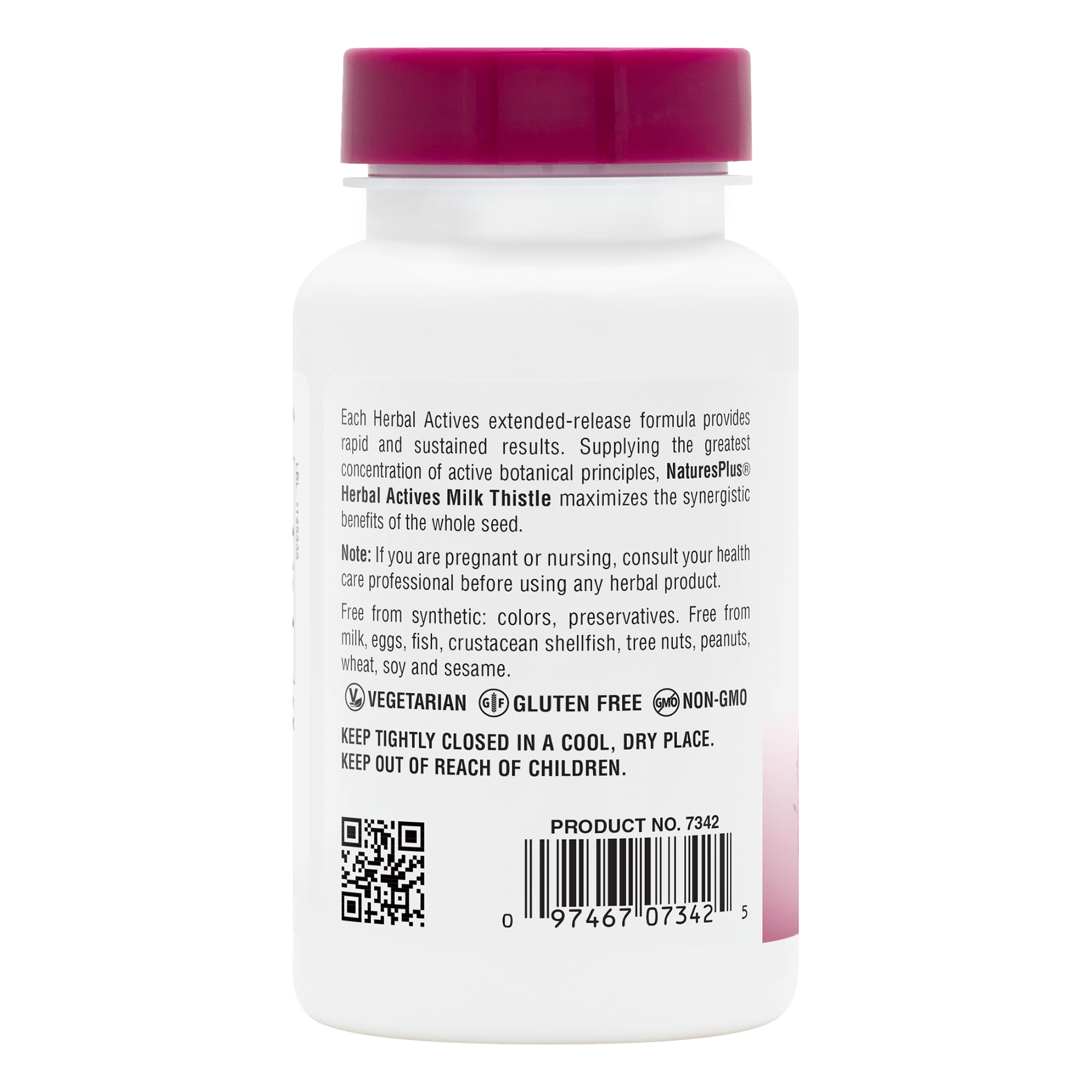 Herbal Actives Milk Thistle Extended Release Tablets - 30 Count