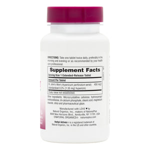 First side product image of Herbal Actives St. John's Wort 450 mg Extended Release Tablets containing 60 Count