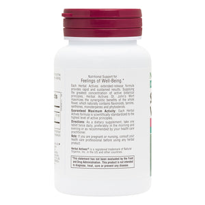 Second side product image of Herbal Actives St. John's Wort 450 mg Extended Release Tablets containing 60 Count
