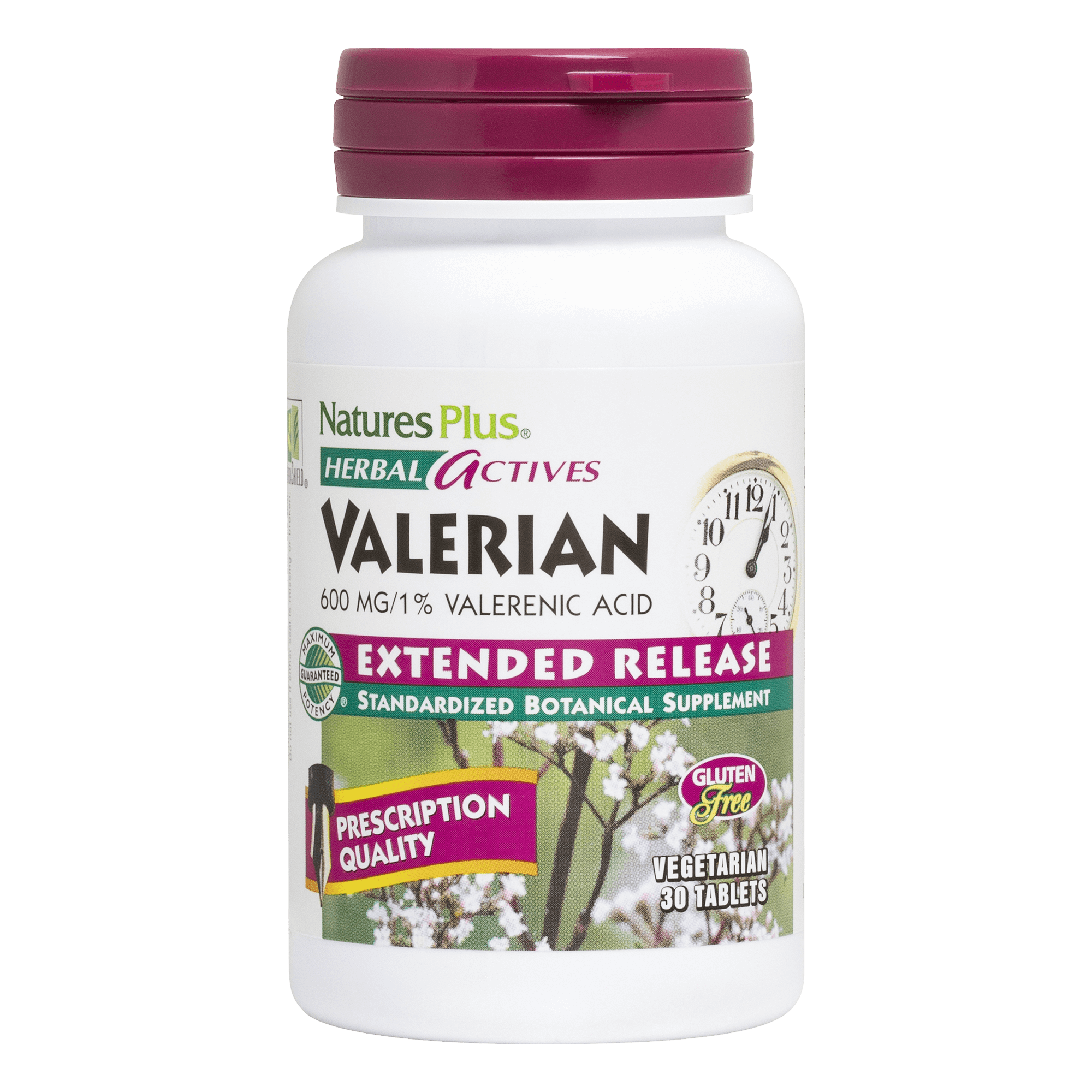 Herbal Actives Valerian Extended Release Tablets - 30 Count