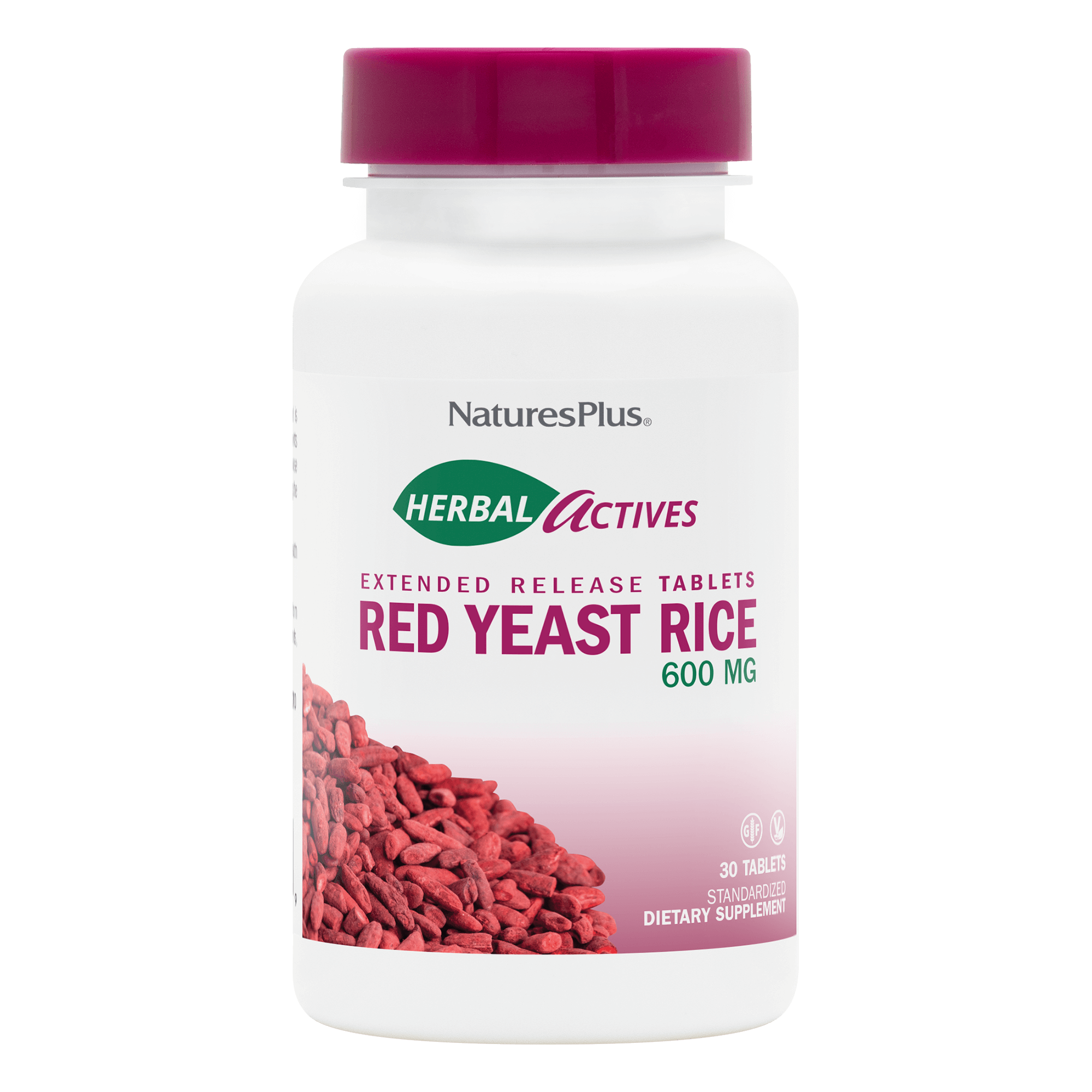 Herbal Actives Red Yeast Rice Extended Release Tablets - 30 Count