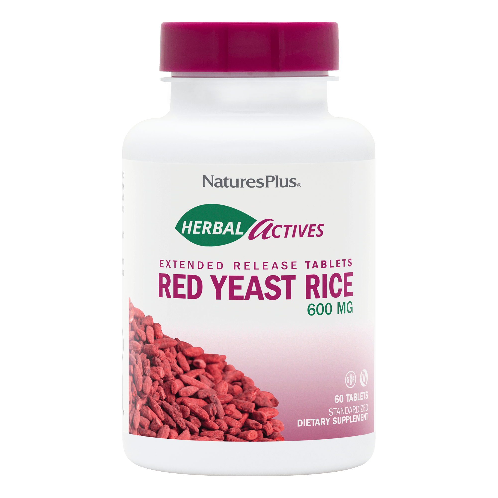 Herbal Actives Red Yeast Rice Extended Release Tablets - 60 Count