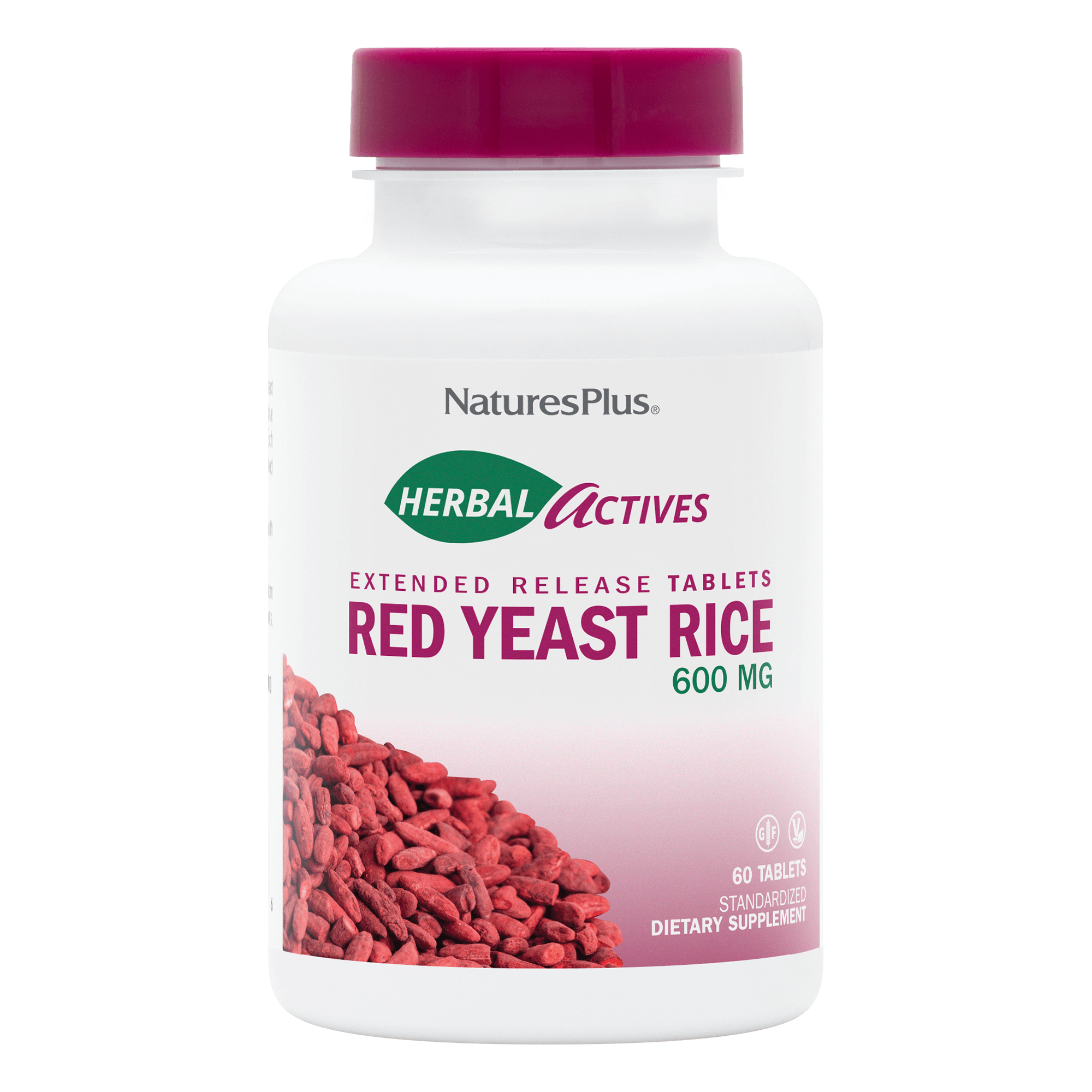 Herbal Actives Red Yeast Rice Extended Release Tablets - 60 Count