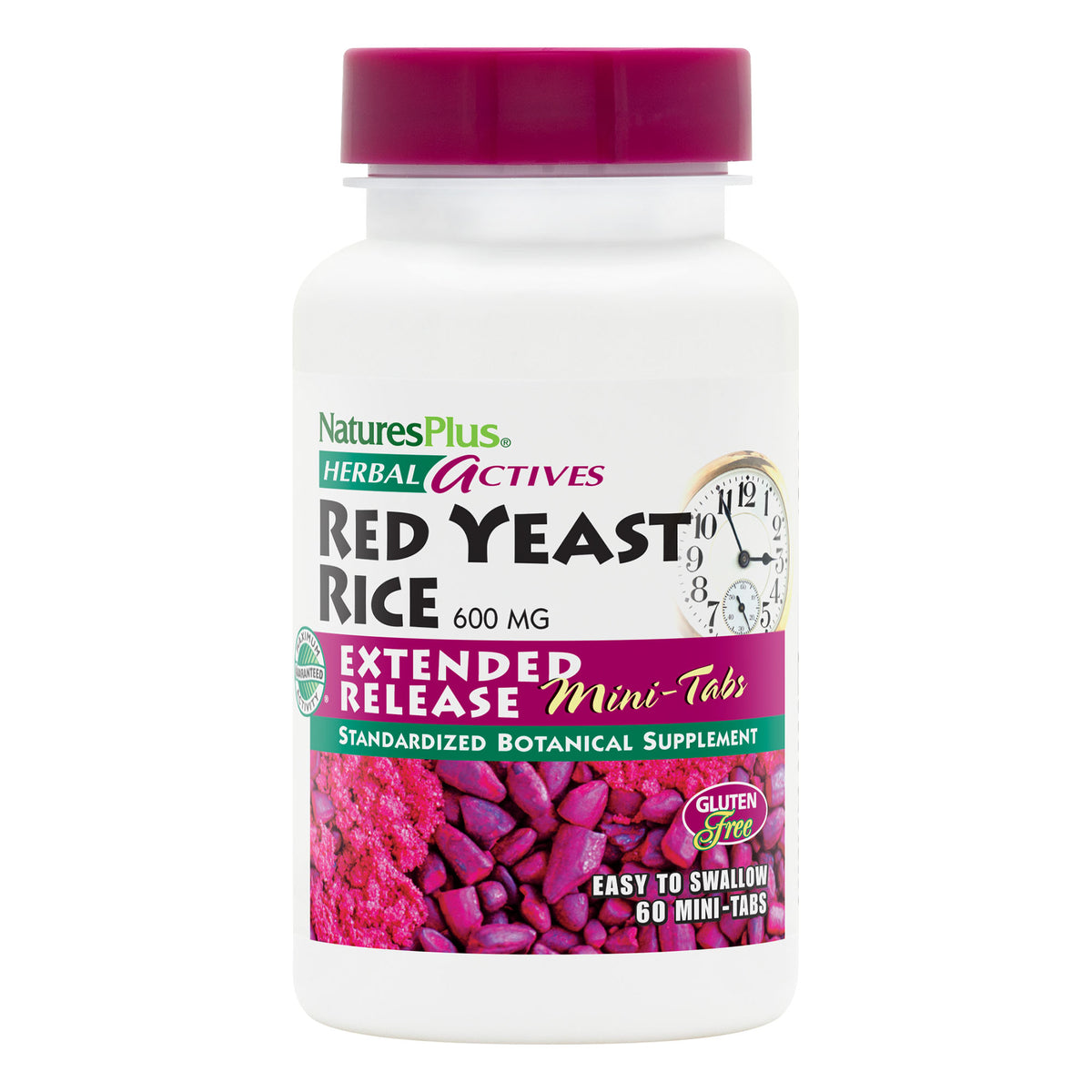 product image of Herbal Actives Red Yeast Rice Extended Release Mini-Tabs containing 60 Count