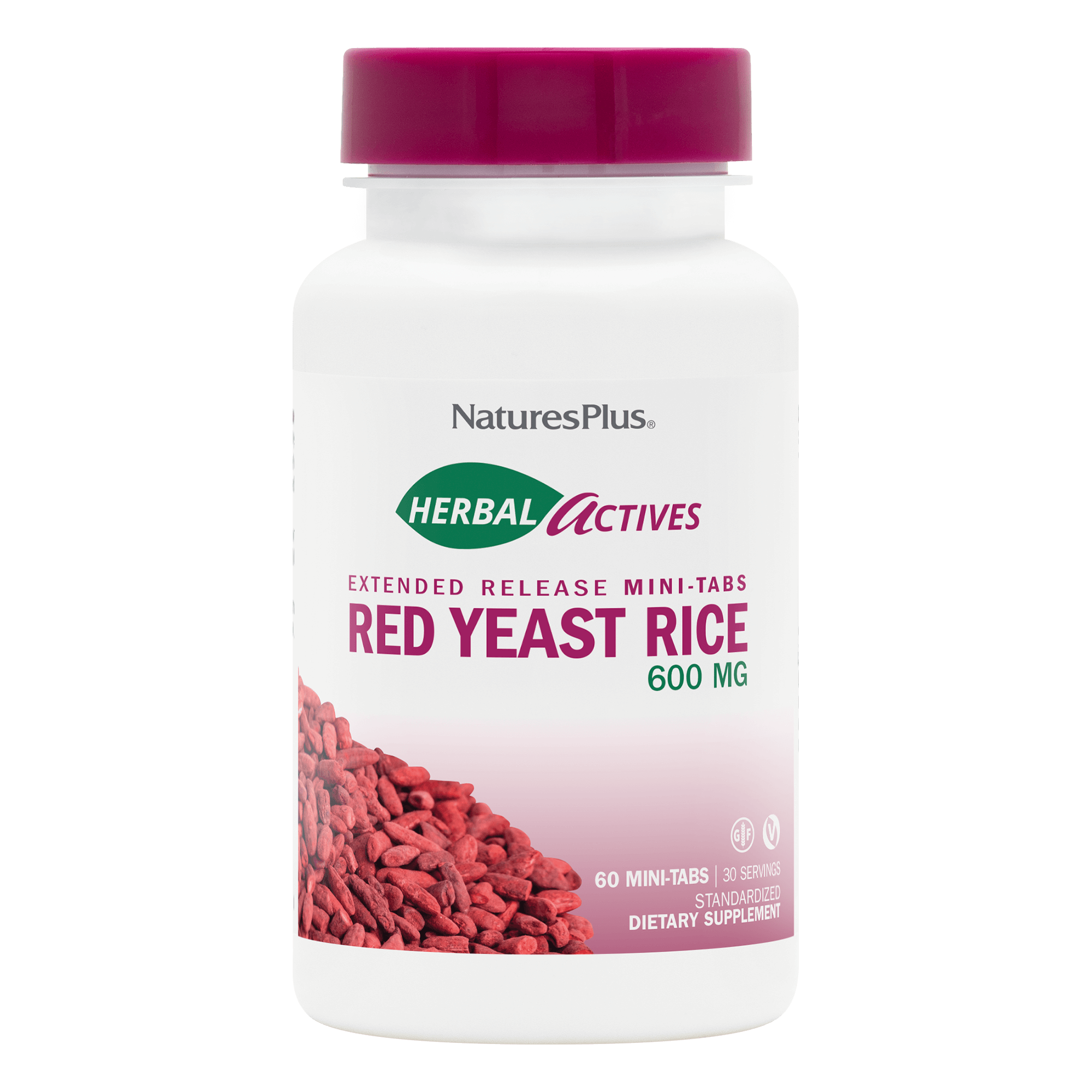 Herbal Actives® Red Yeast Rice Extended Release Mini-Tabs - 60 Count