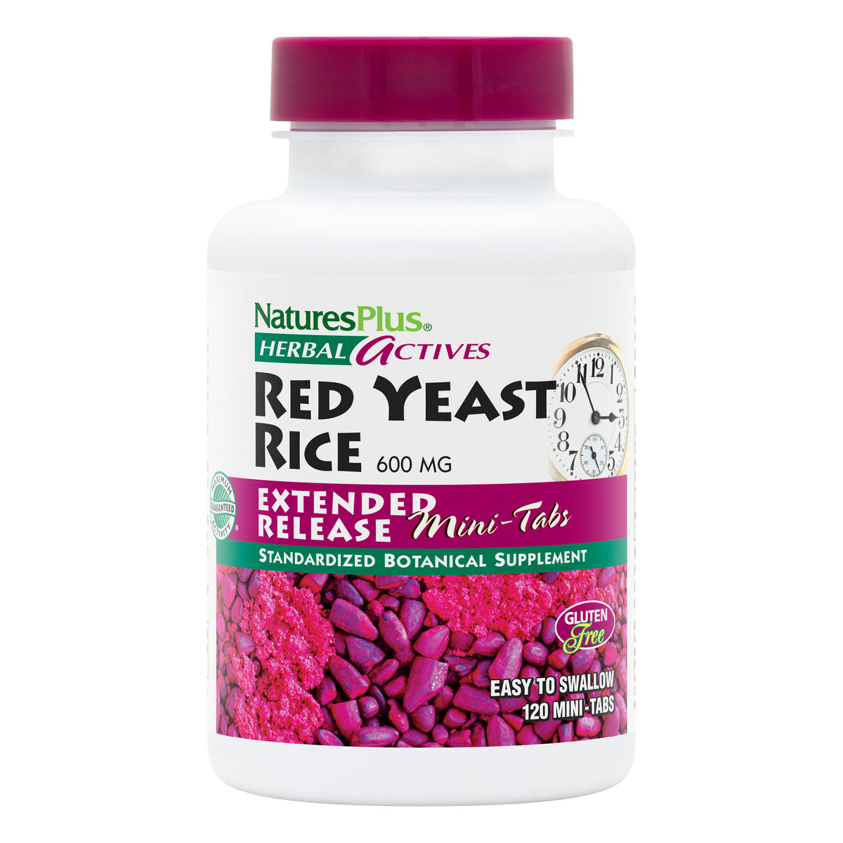 product image of Herbal Actives Red Yeast Rice Extended Release Mini-Tabs containing 120 Count