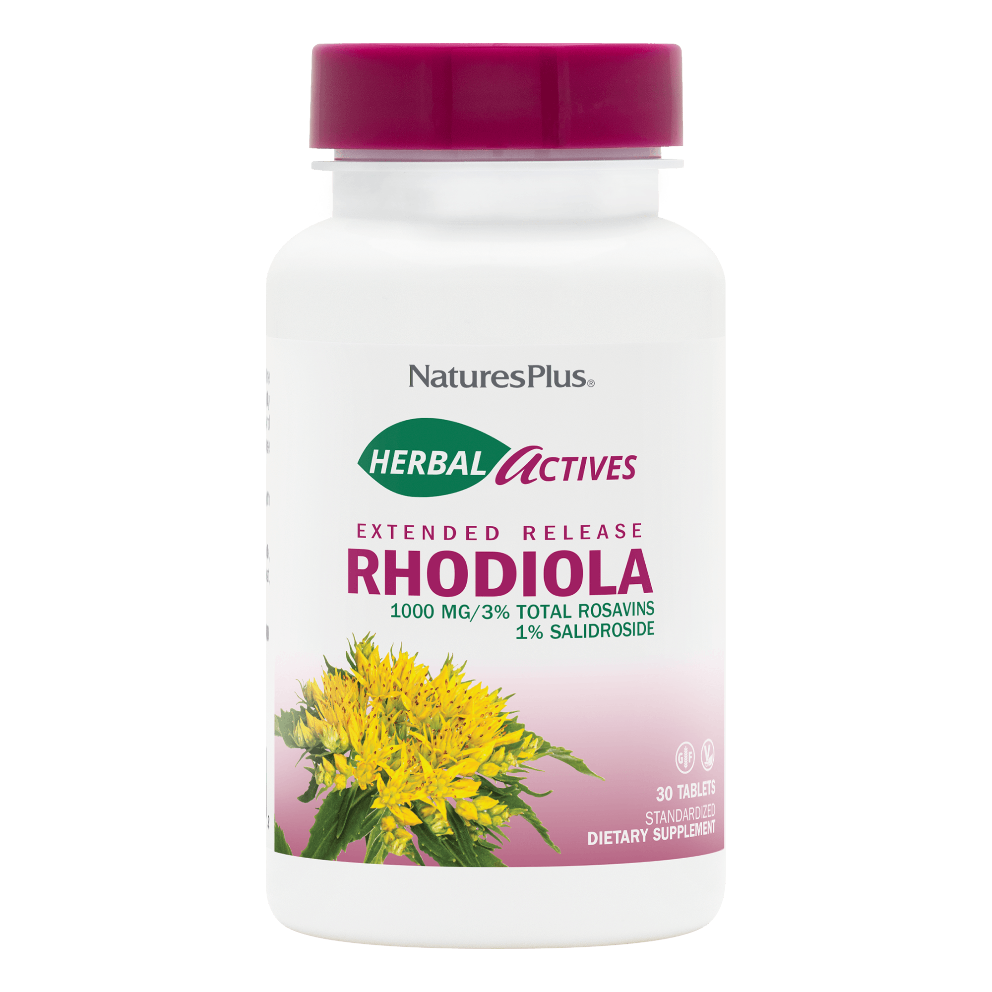 Herbal Actives Rhodiola Extended Release Tablets - 30 Count