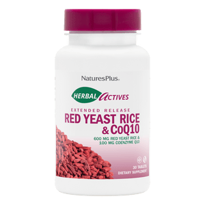 Herbal Actives® Red Yeast Rice 600mg/CoQ10 100mg Extended Release Tablets - 30 Count