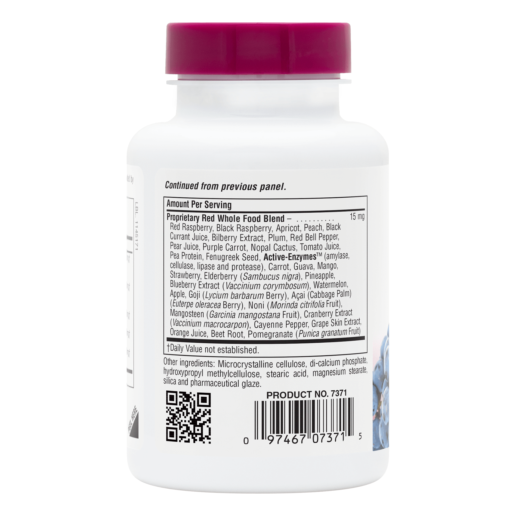 Herbal Actives Resveratrol Extended Release Tablets - 120 Count