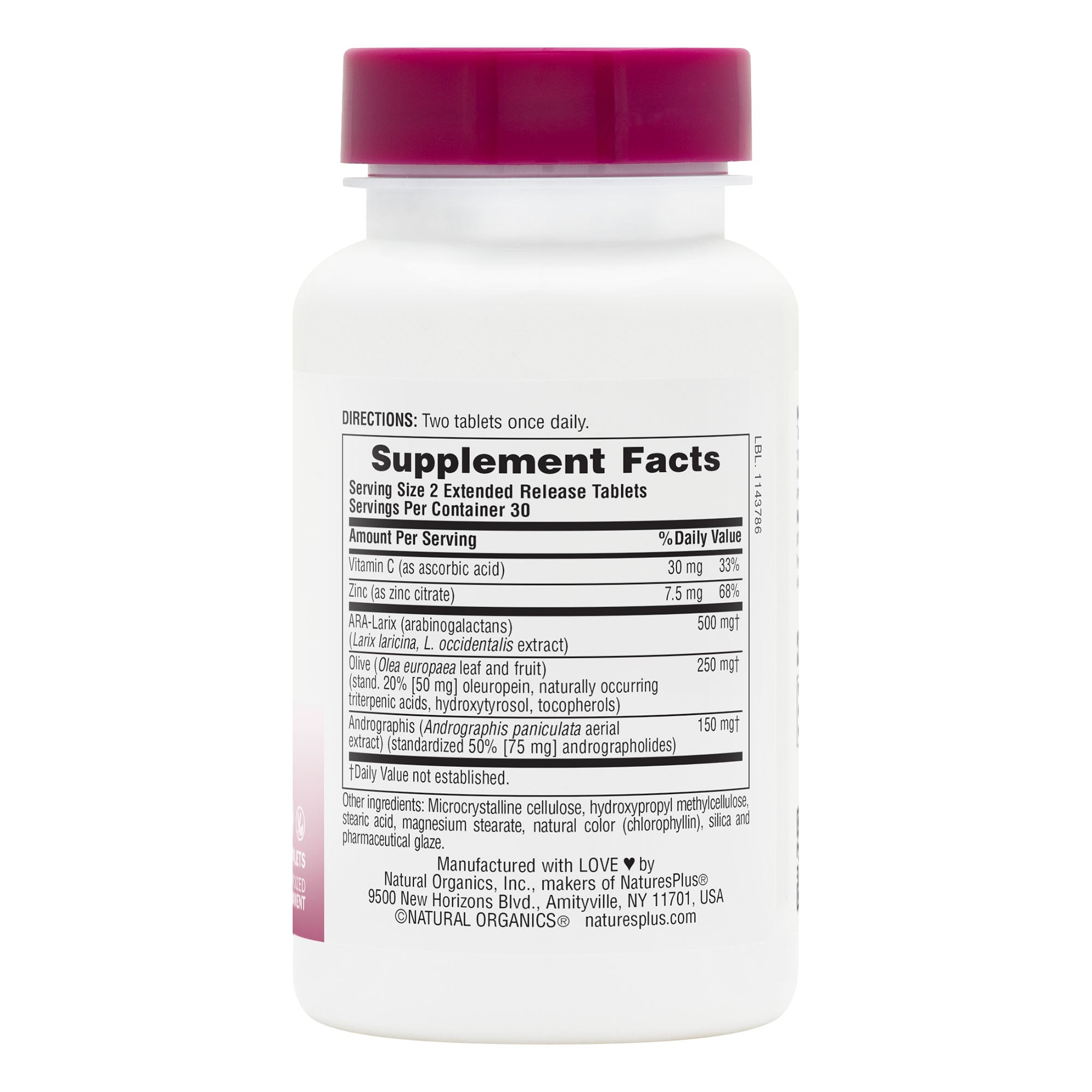 Herbal Actives Tri-Immune™ Extended Release Tablets