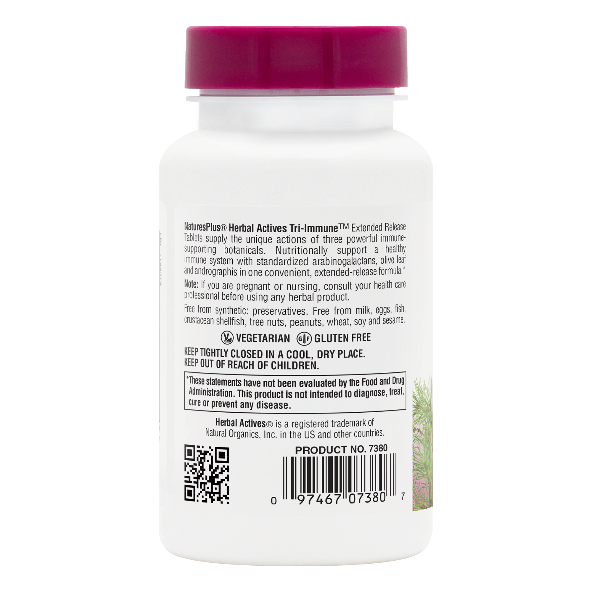 Herbal Actives Tri-Immune™ Extended Release Tablets