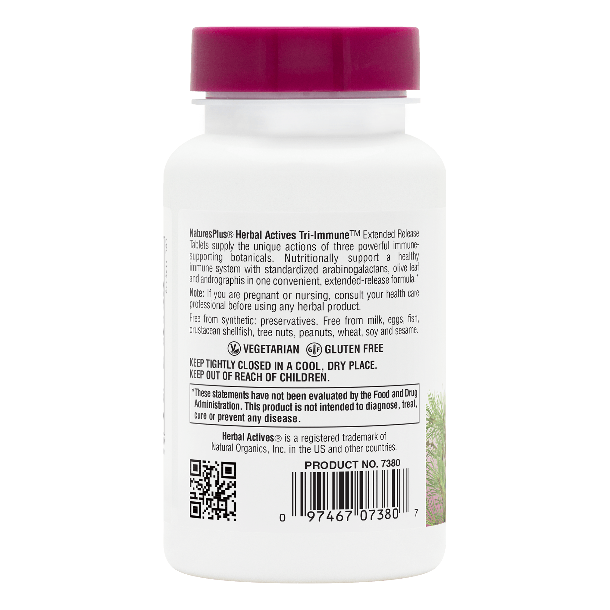 Herbal Actives Tri-Immune™ Extended Release Tablets - 60 Count