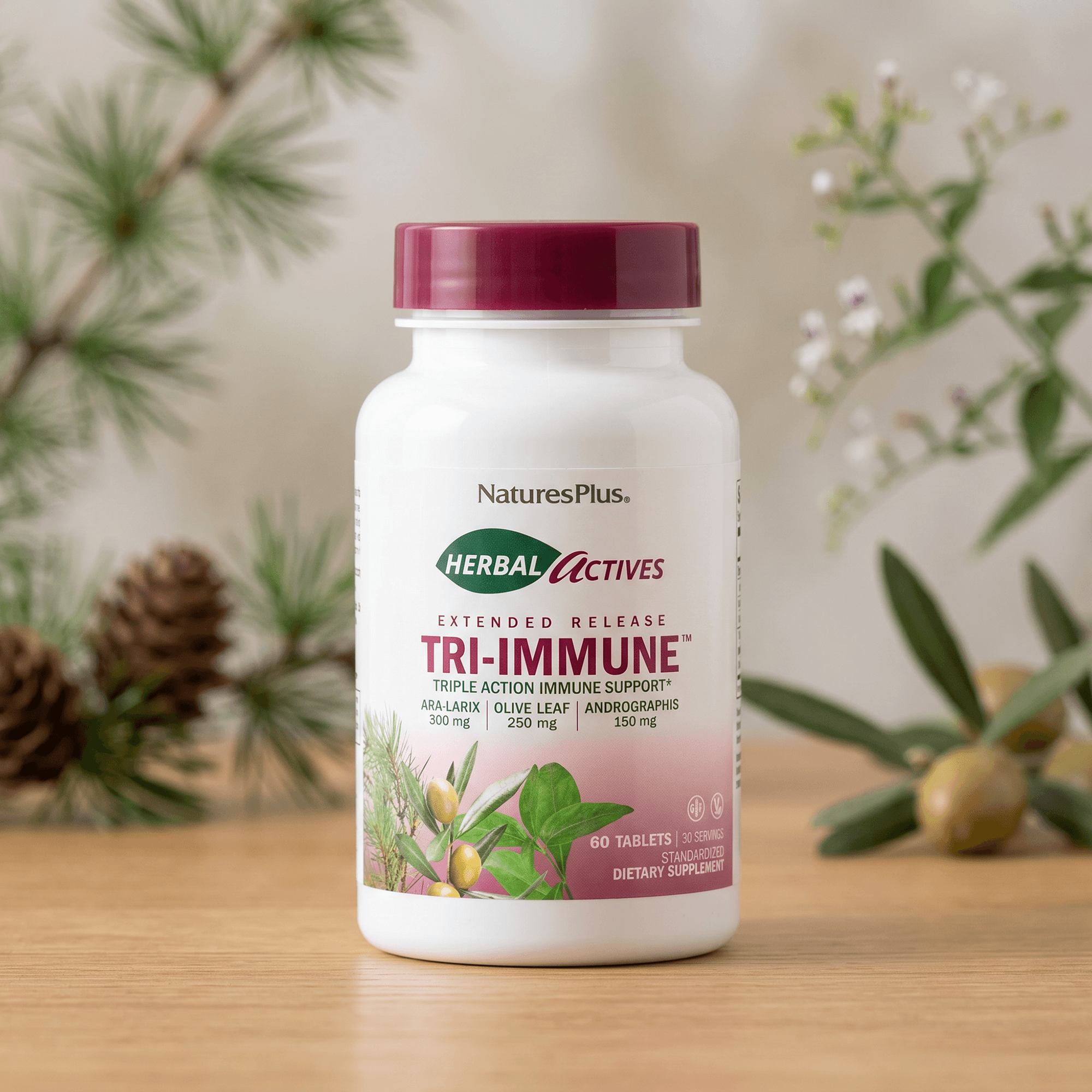Herbal Actives Tri-Immune™ Extended Release Tablets - 60 Count