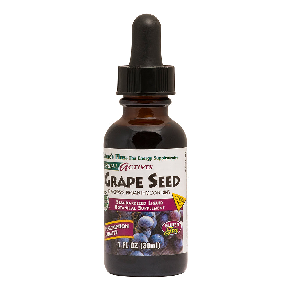 product image of Herbal Actives Grape Seed Liquid containing 1 FL OZ