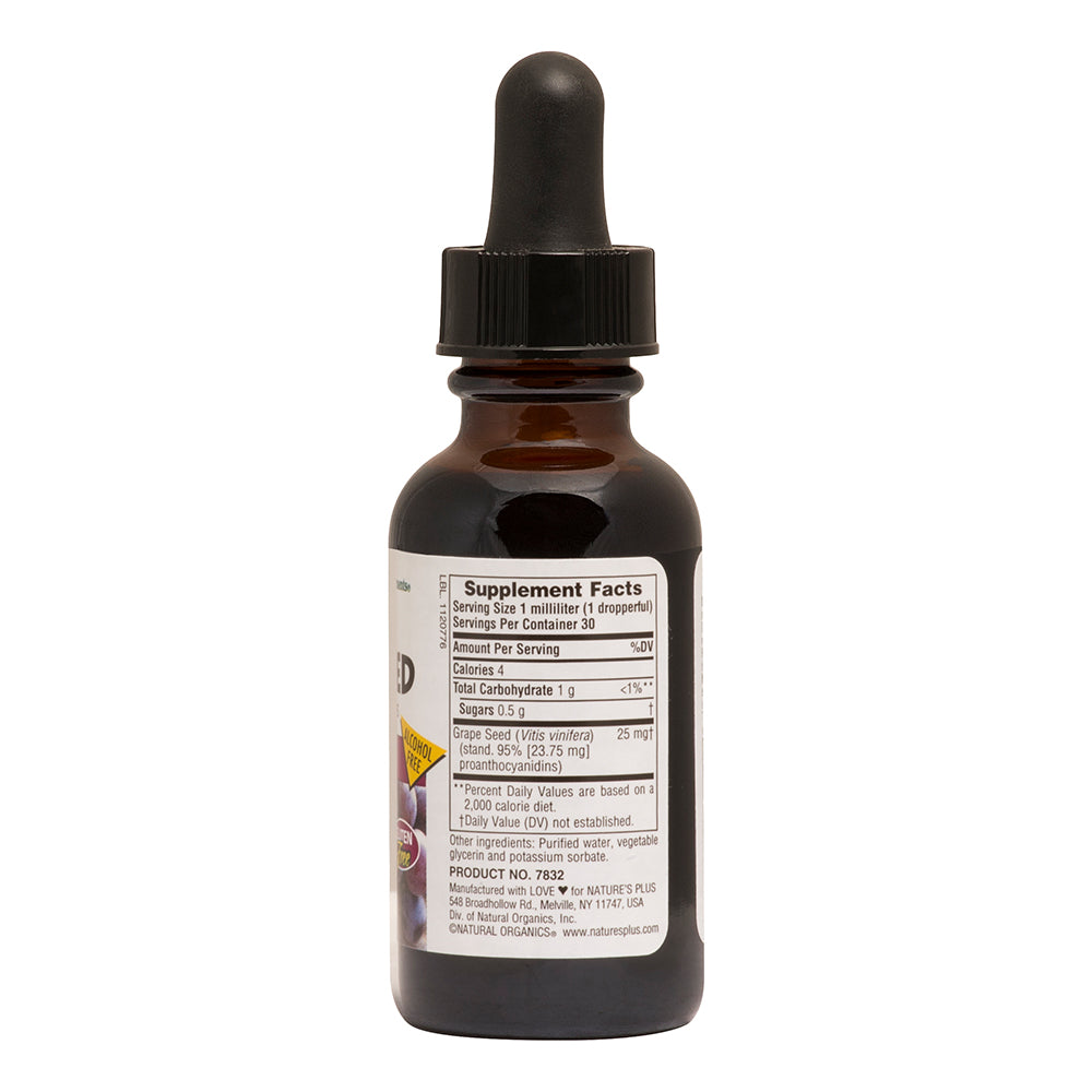 product image of Herbal Actives Grape Seed Liquid containing 1 FL OZ