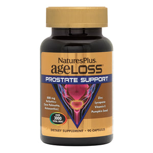 Frontal product image of AgeLoss® Prostate Support Capsules containing 90 Count