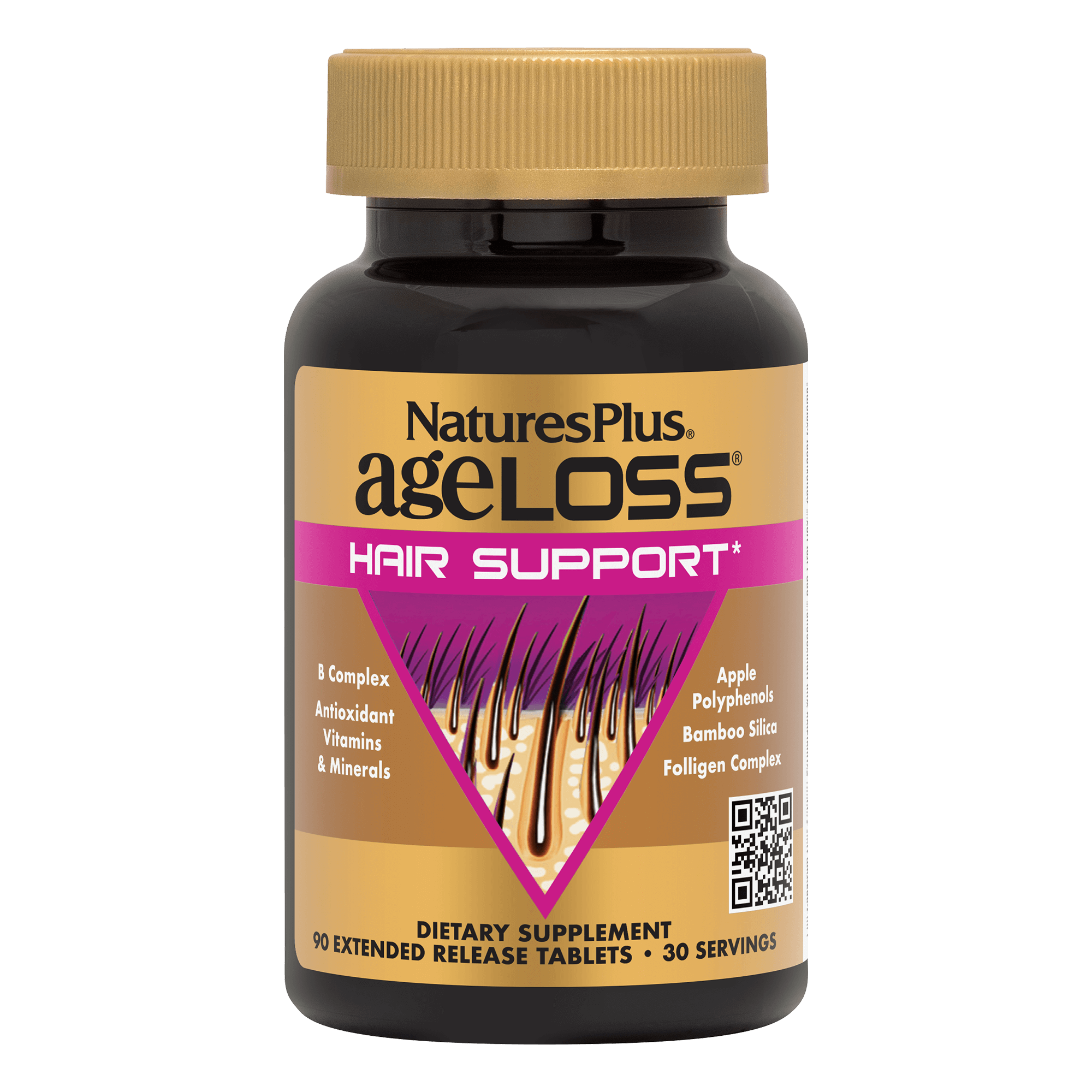 AgeLoss® Hair Support Extended Release Tablets - 90 Count