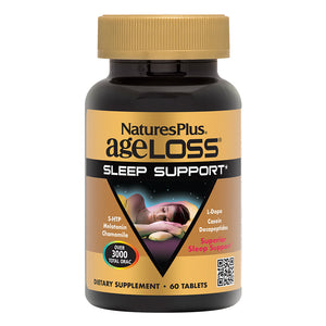 Frontal product image of AgeLoss® Sleep Support Tablets containing 60 Count