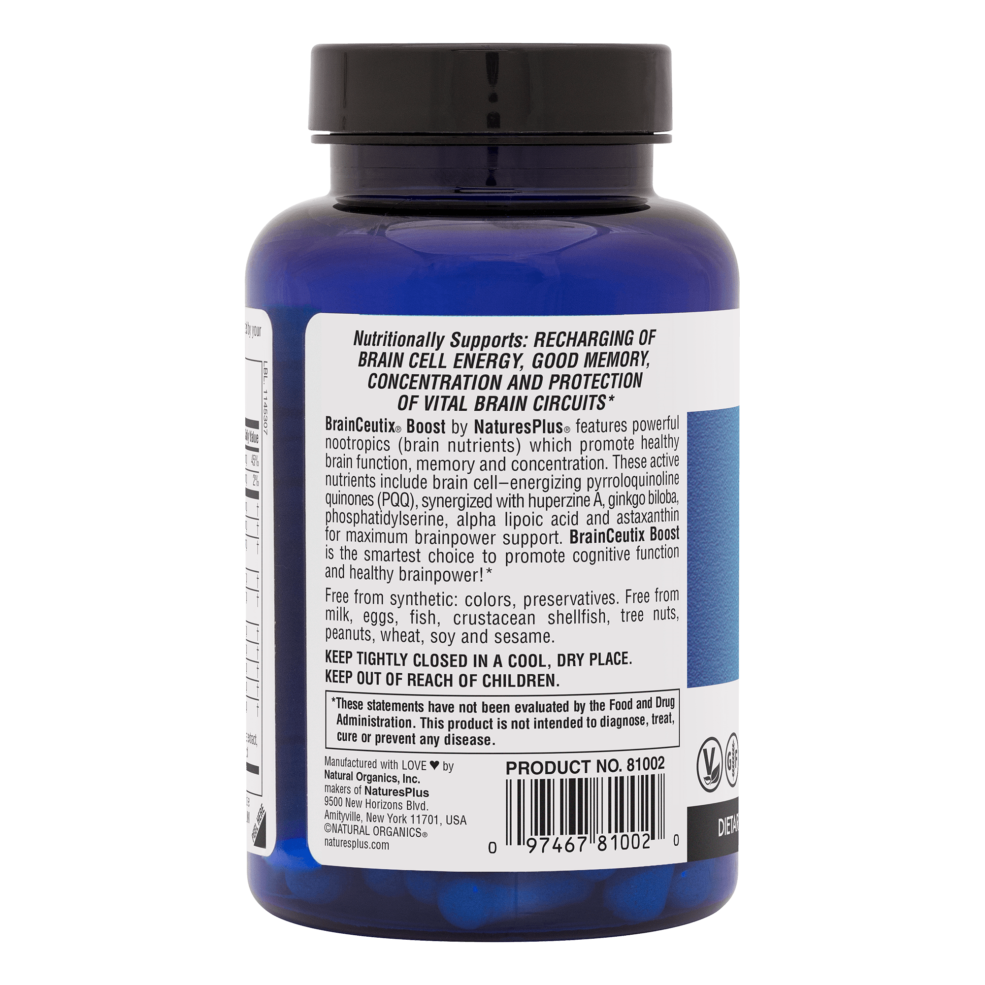 BrainCeutix™ Boost Capsules - 90 Count