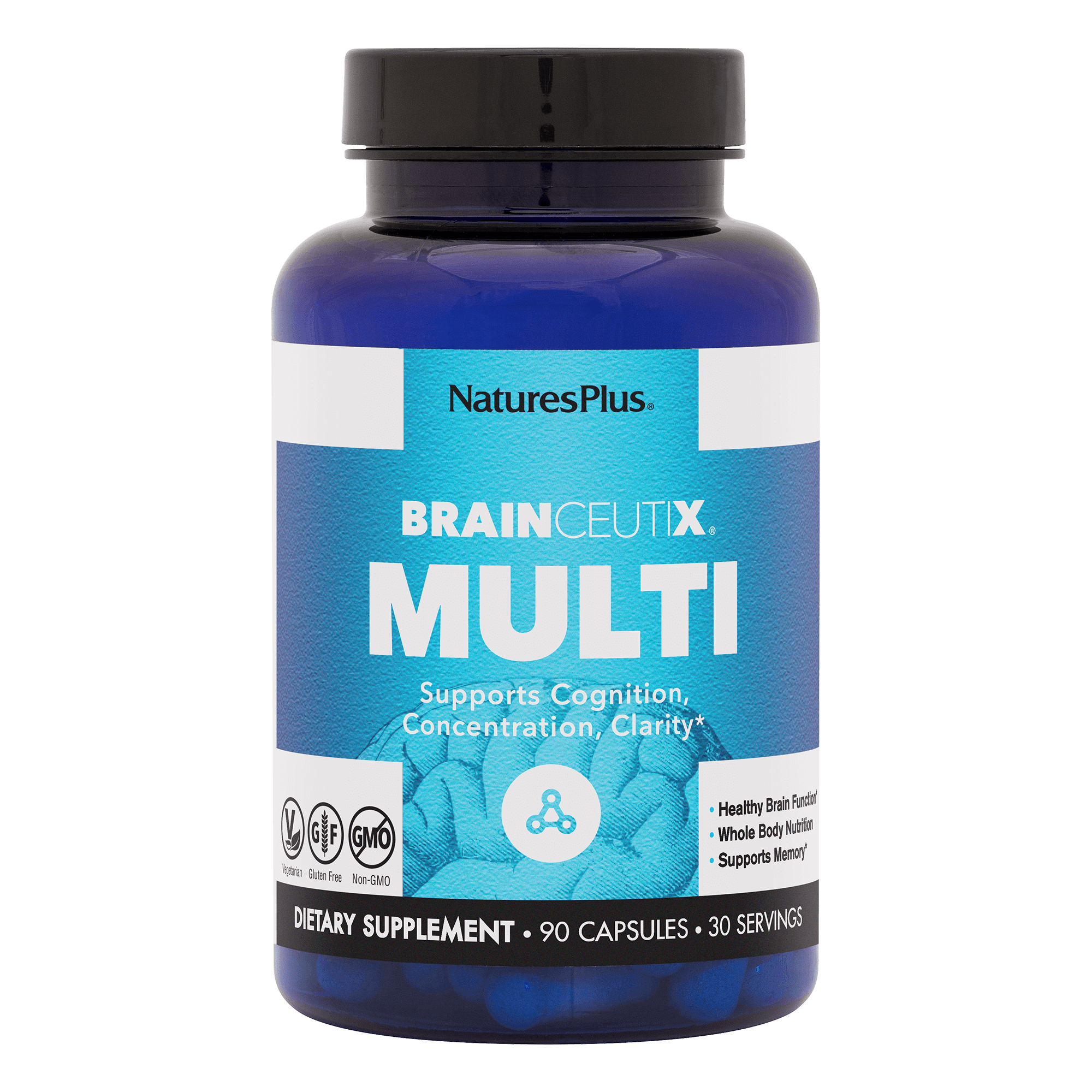 BrainCeutix® Multivitamin Capsules - 90 Count