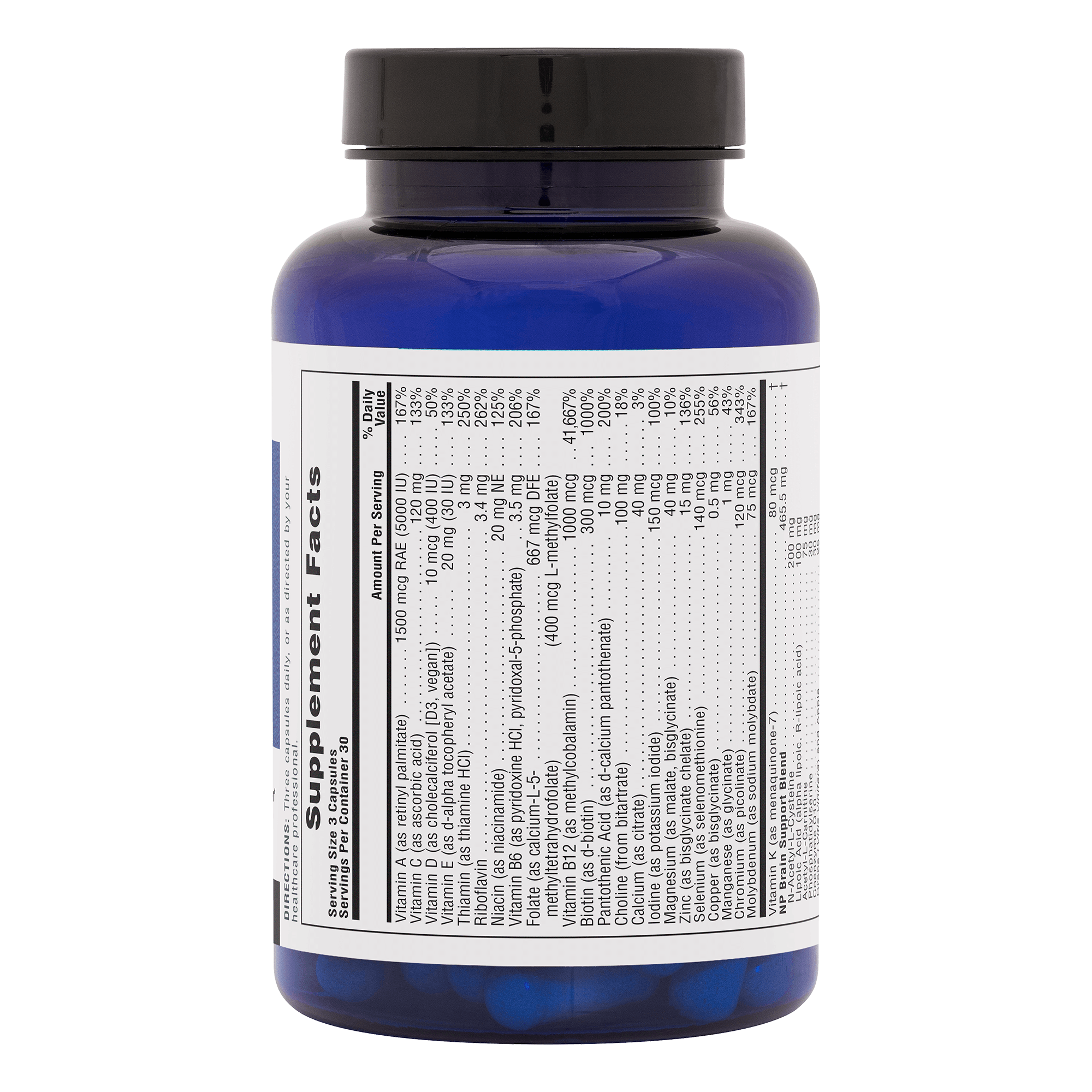 BrainCeutix® Multivitamin Capsules - 90 Count