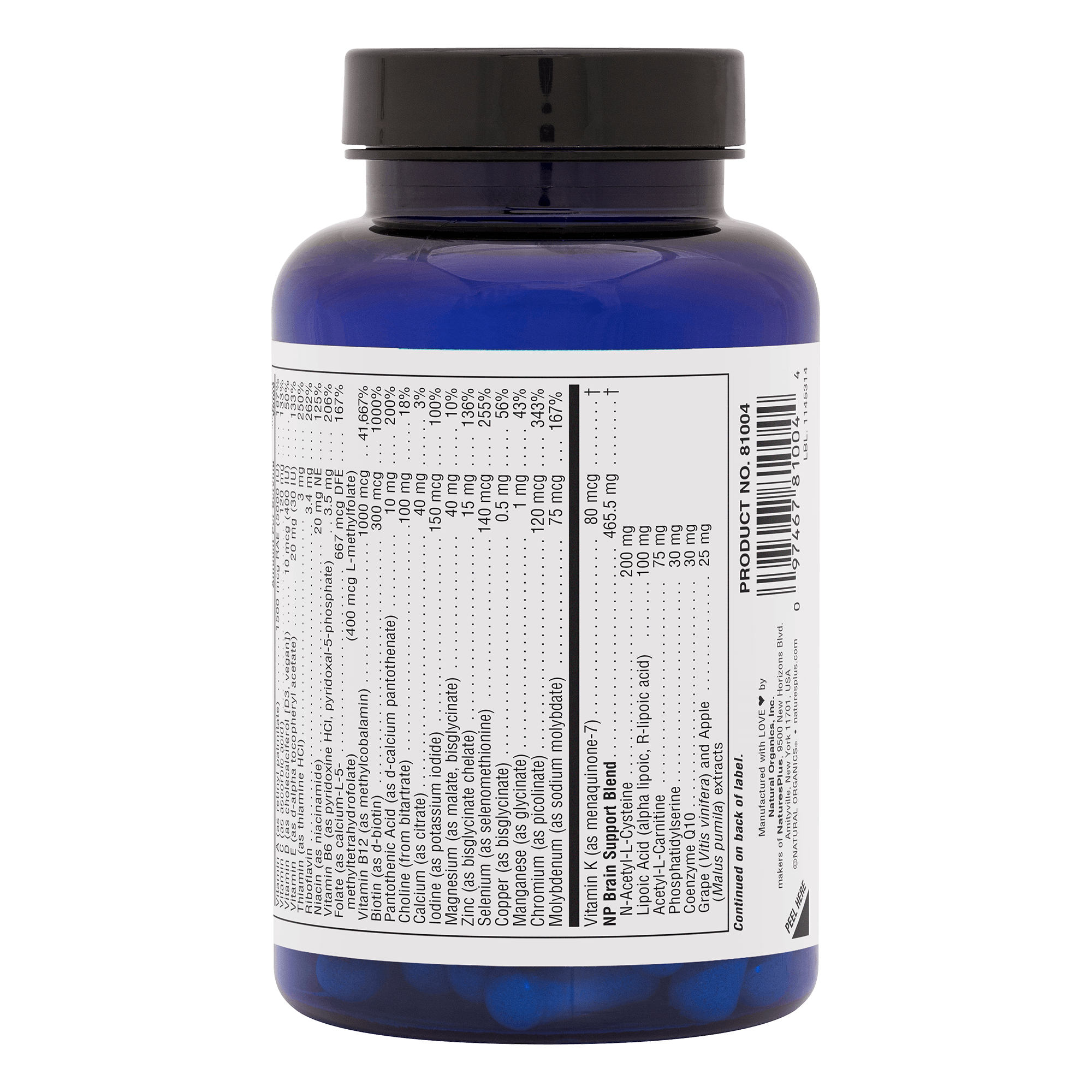 BrainCeutix® Multivitamin Capsules - 90 Count