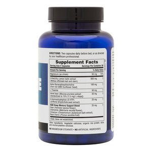 Second side product image of BrainCeutix® Restore Capsules containing 60 Count