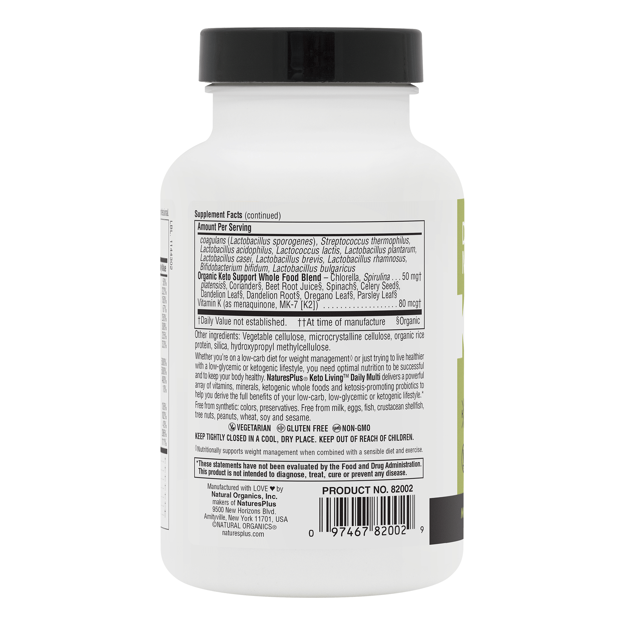 KetoLiving™ Daily Multivitamin Capsules - 90 Count