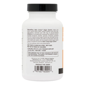 Second side product image of KetoLiving™ Sugar Control Capsules containing 90 Count