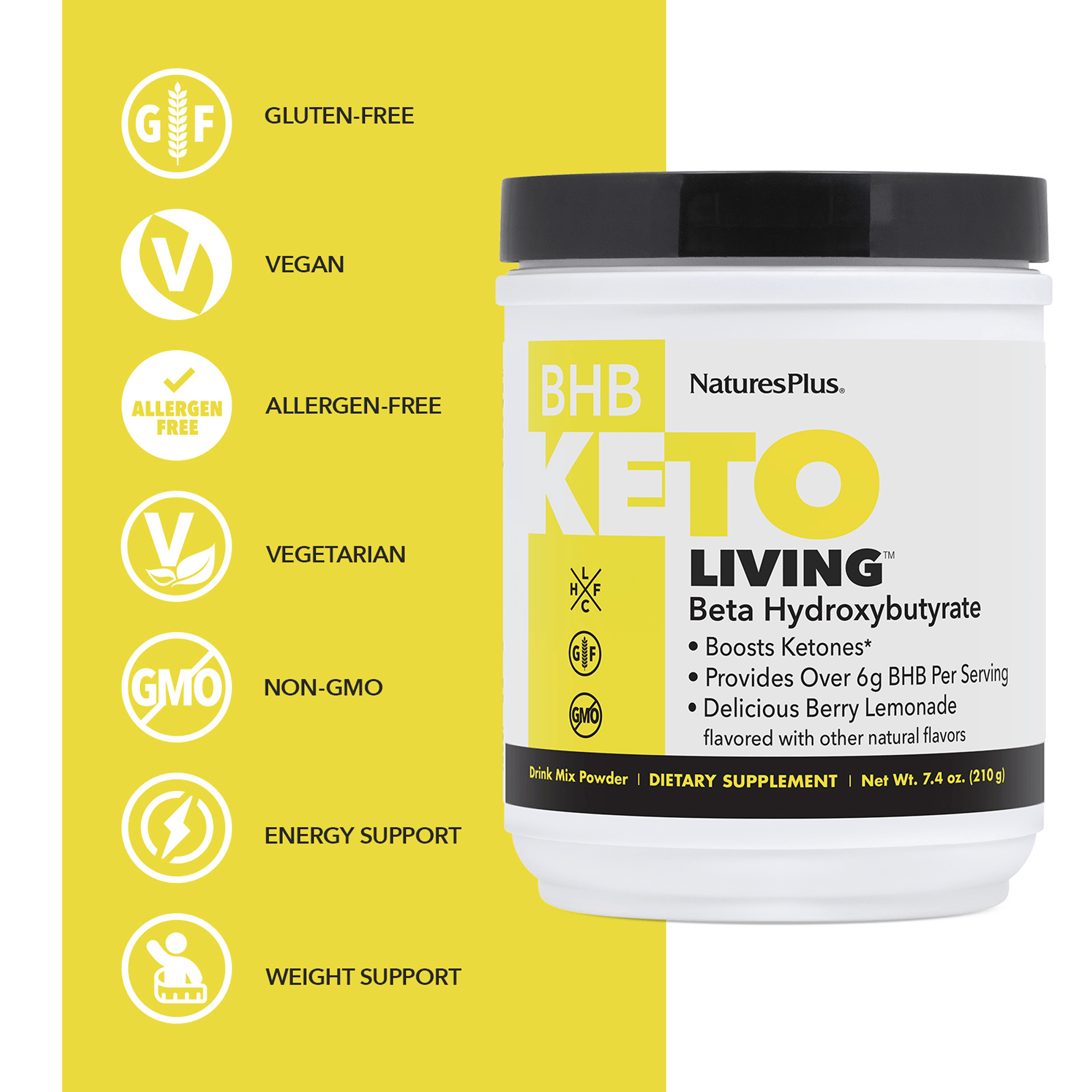 KetoLiving™ BHB Drink Mix - 7.41 OZ