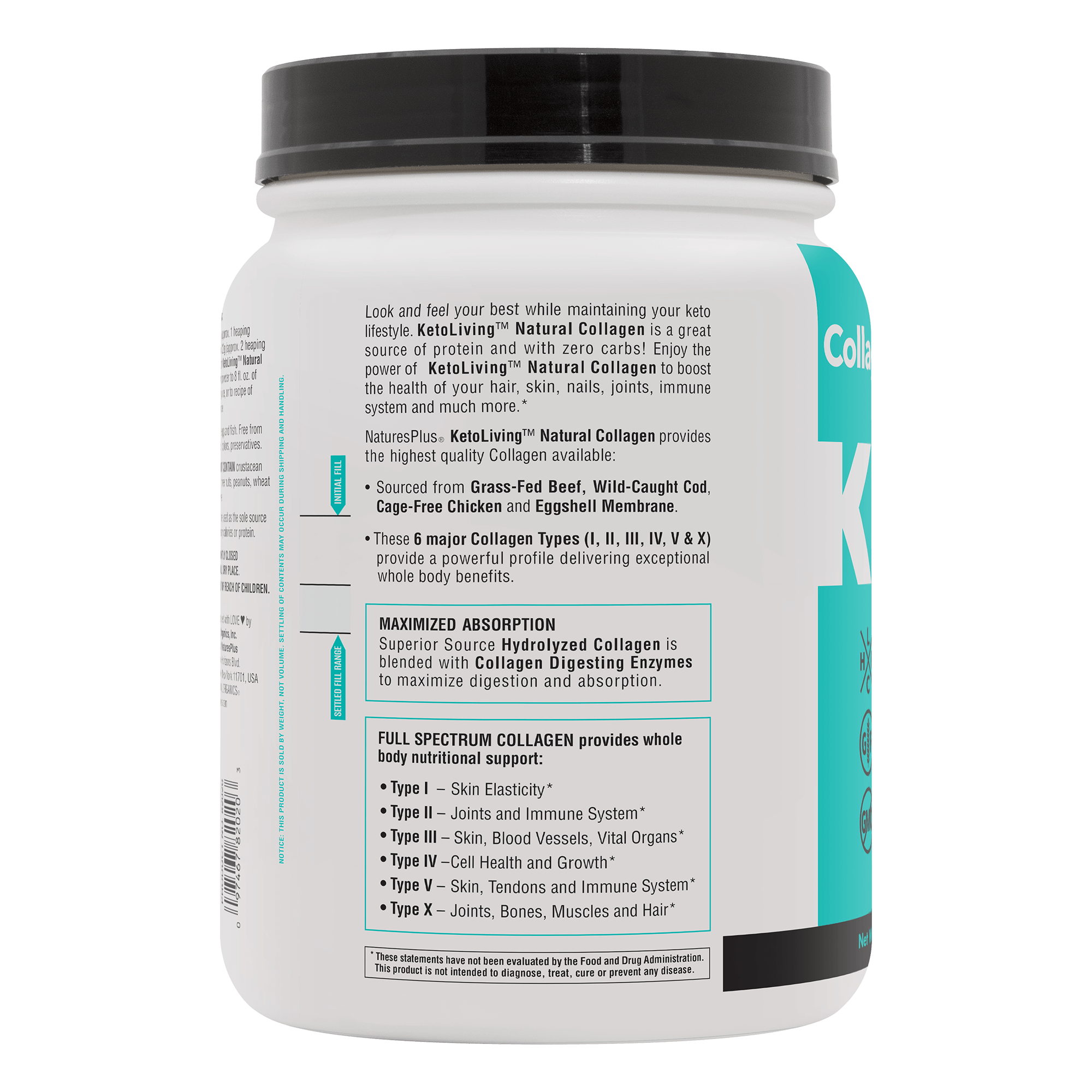 KetoLiving™ Collagen Powder - 1.36 LB