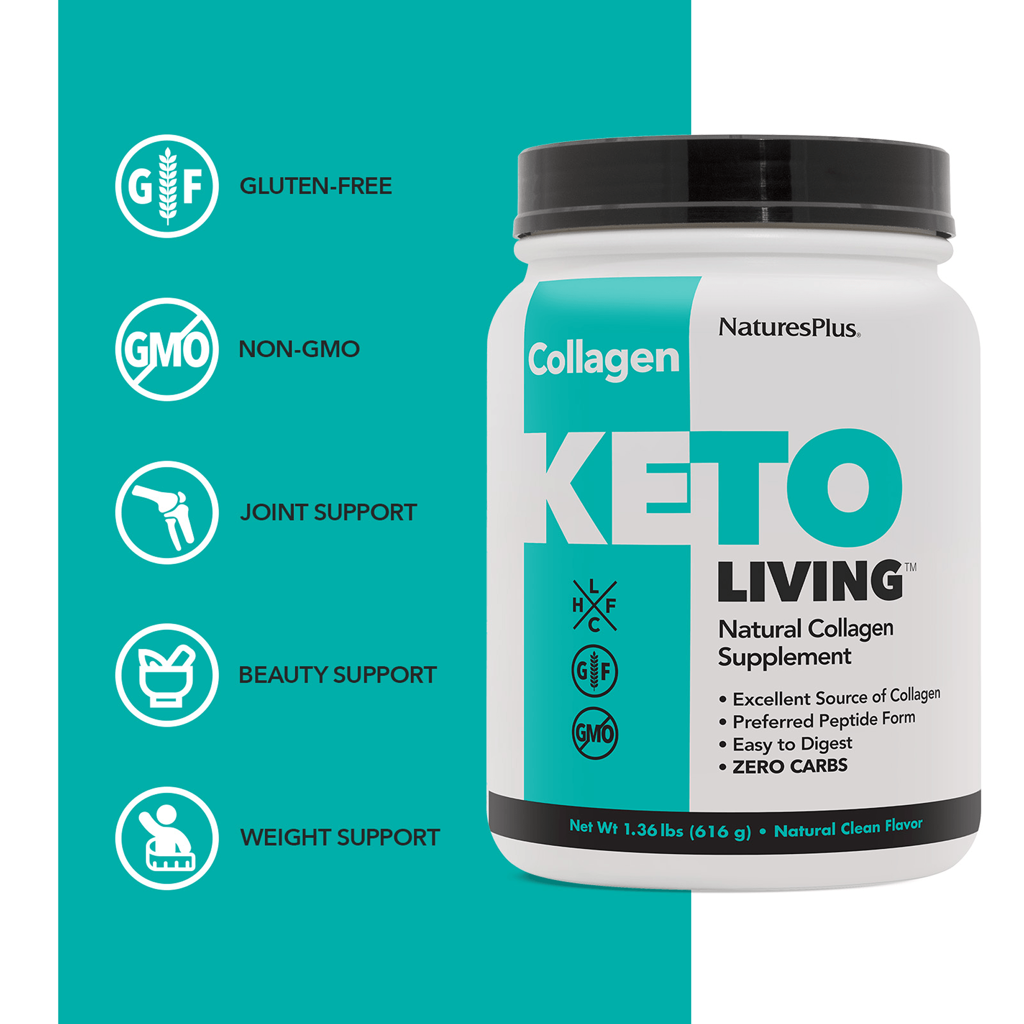 KetoLiving™ Collagen Powder - 1.36 LB