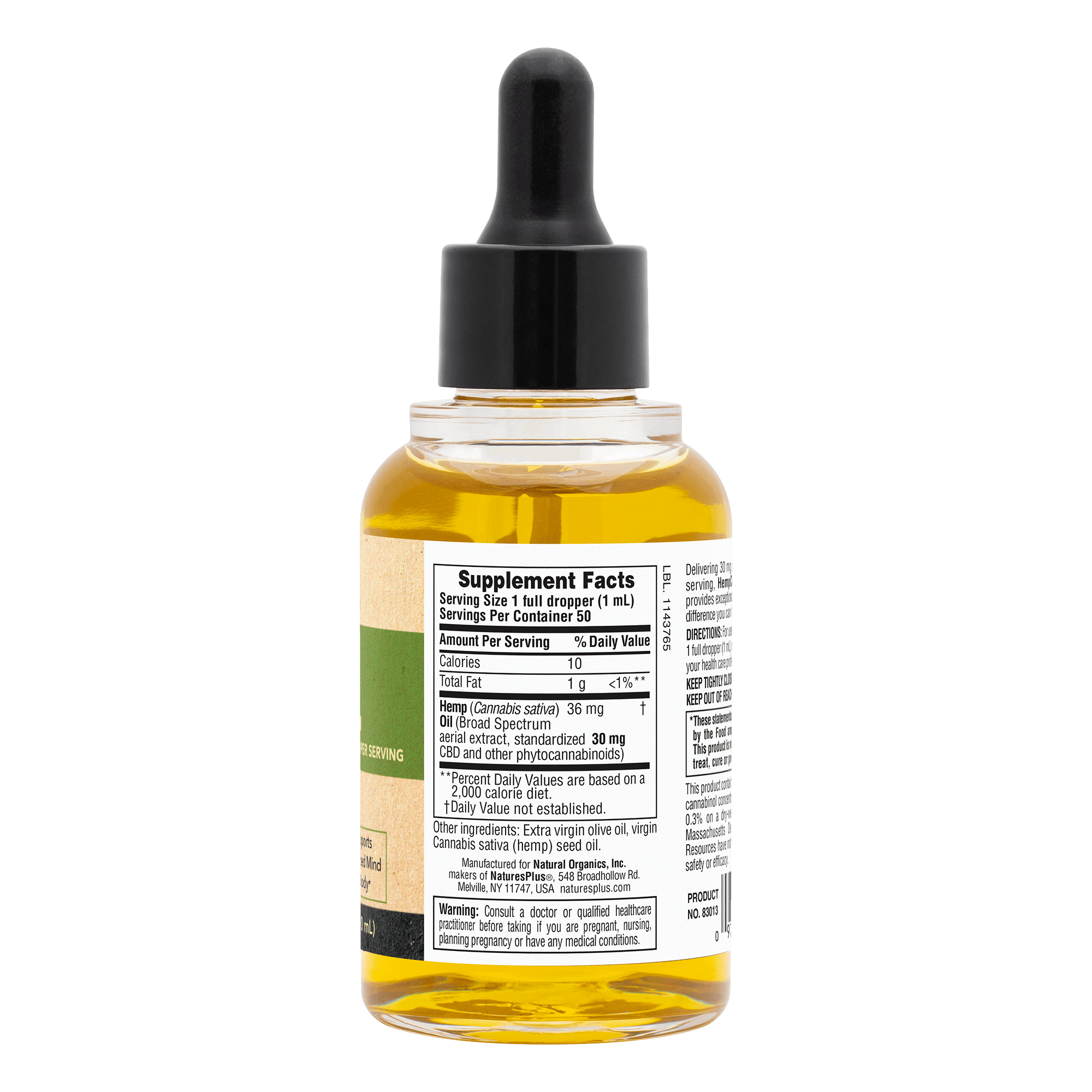 HempCeutix™ Pure 1500 Hemp Oil - 50 ml