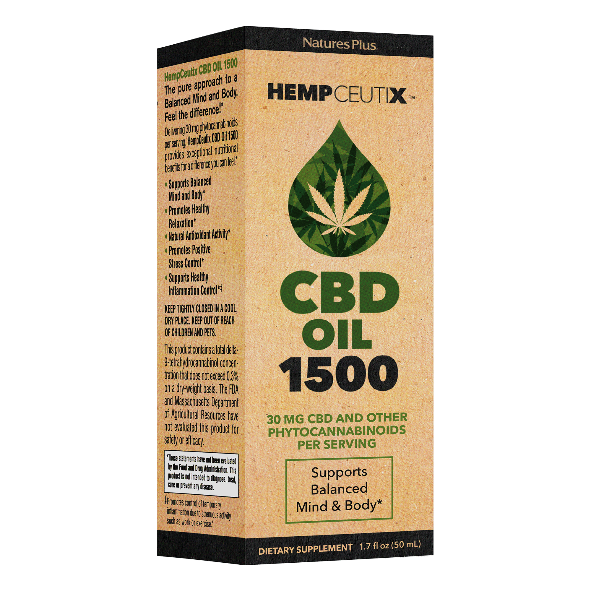 HempCeutix™ Pure 1500 Hemp Oil - 50 ml