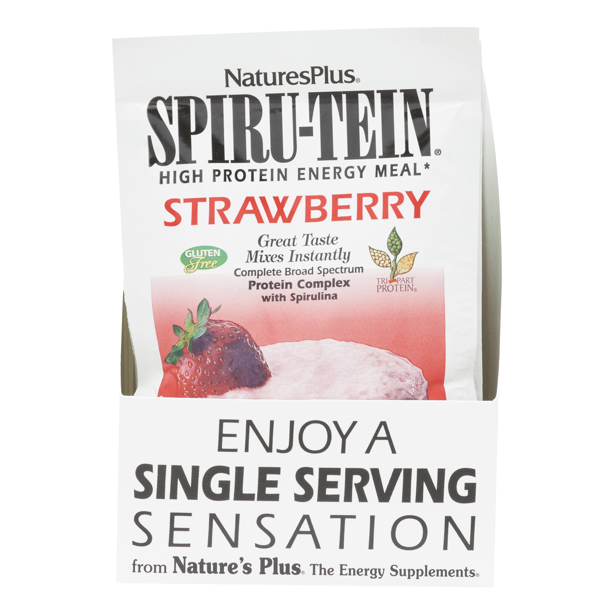 SPIRU-TEIN® Protein Powder Meal** - Strawberry - 8 Count