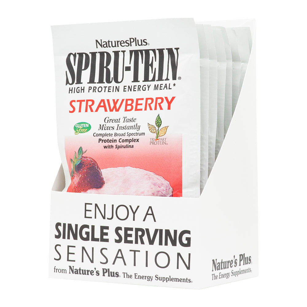 product image of SPIRU-TEIN® High-Protein Energy Meal** - Strawberry containing 8 Count