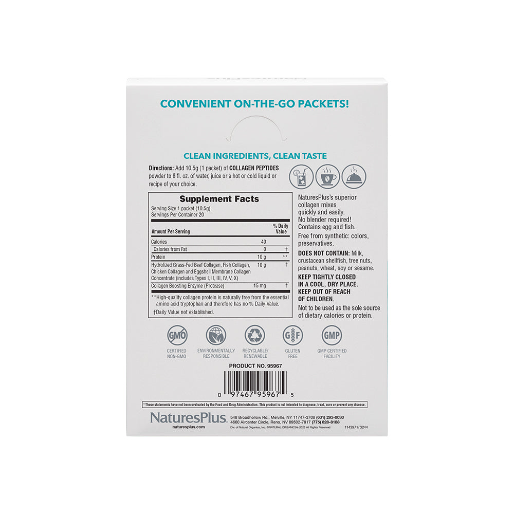 product image of Collagen Peptides Packets containing 210 GR