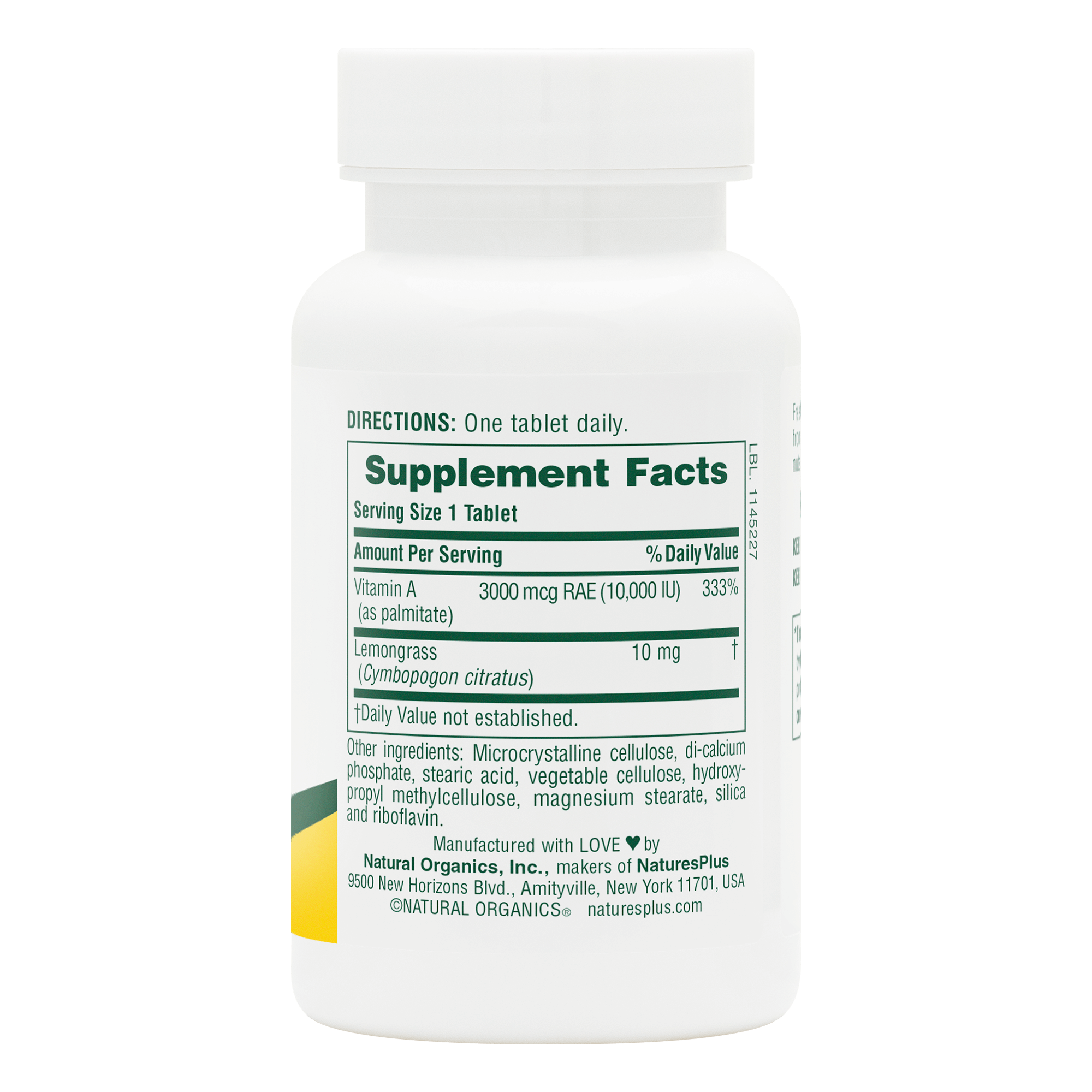 Vitamin A 10,000 IU Water-Dispersible Tablets - 90 Count