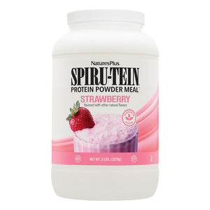 Frontal product image of SPIRU-TEIN® High-Protein Energy Meal** - Strawberry containing 5 LB