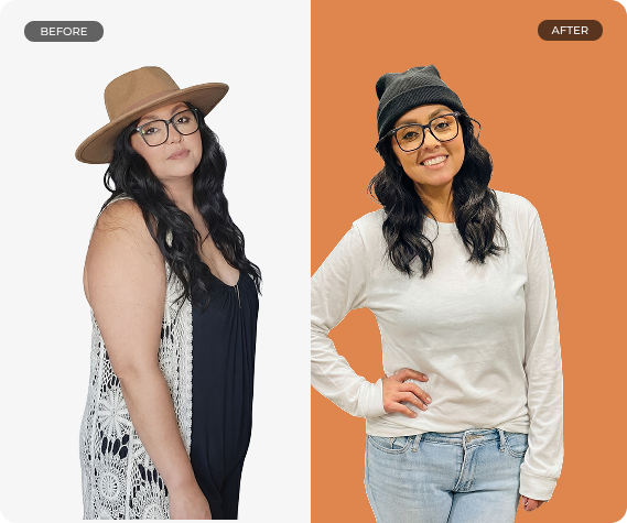 Pia's transformation
