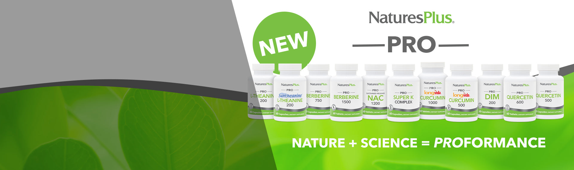 NEW POWERFUL, EFFECTIVE, PROFESSIONAL-LEVEL PRODUCTS FROM NATURESPLUS! 