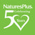 NaturesPlus celebrating 50 years logo